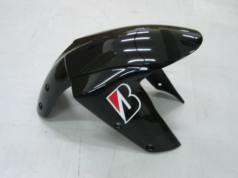 Verkleidungen 2005-2006 Kawasaki ZX6R 636 Grün Schwarz Nr. 14 ZX6R Racing Generic