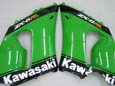 Fairings 2005-2006 Kawasaki ZX6R 636 Grön Svart Nr 14 ZX6R Racing Generic