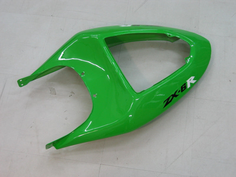 Carenados 2005-2006 Kawasaki ZX6R 636 Verde Negro Ninja Genérico