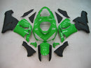 Fairings 2005-2006 Kawasaki ZX6R 636 Grøn Sort Ninja Generisk