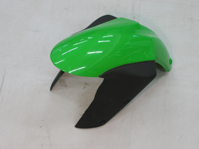 Fairings 2005-2006 Kawasaki ZX6R 636 Grønn Svart Ninja Racing Generisk