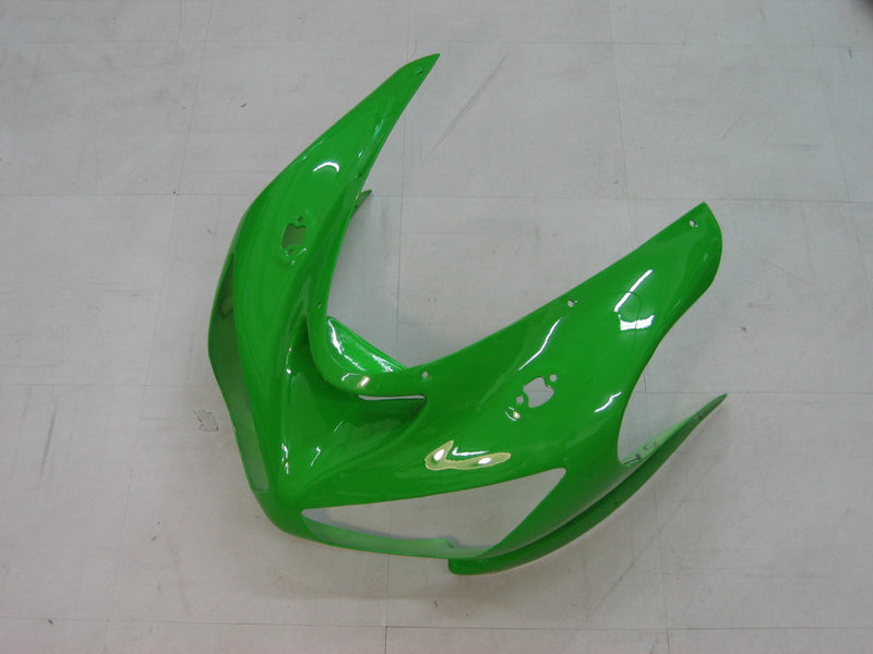 Fairings 2005-2006 Kawasaki ZX6R 636 Grønn Svart Ninja Generisk