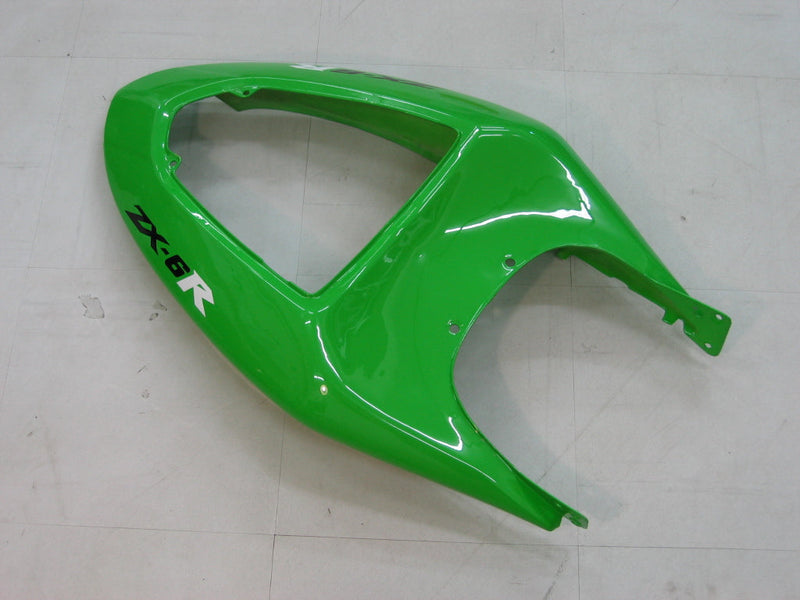 Fairings 2005-2006 Kawasaki ZX6R 636 Grønn Svart Ninja Generisk