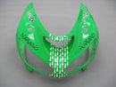Fairings 2005-2006 Kawasaki ZX6R 636 Grön Svart Nr 56 Nakano Racing Generic