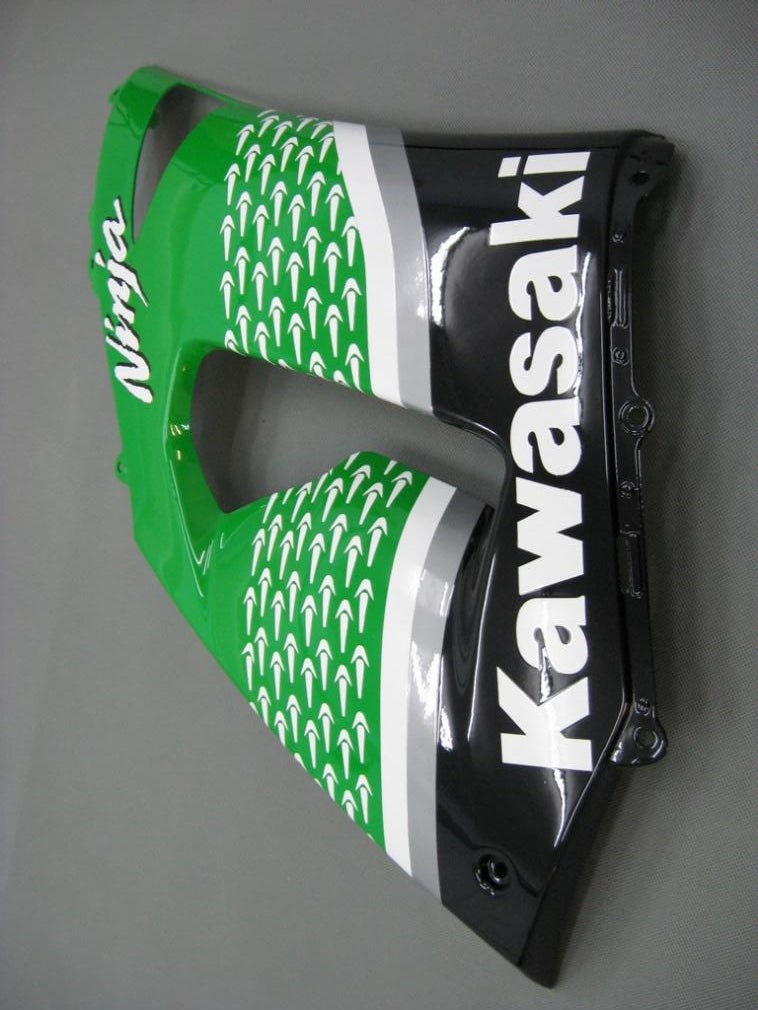 Kotelot 2005-2006 Kawasaki ZX6R 636 Vihreä Musta No. 56 Nakano Racing Generic