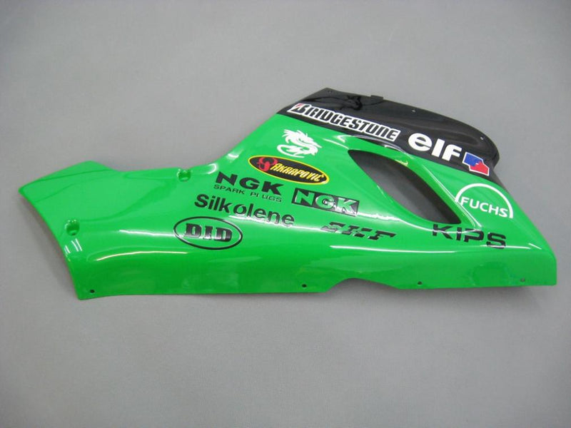 Kotelot 2005-2006 Kawasaki ZX6R 636 Vihreä Musta No. 56 Nakano Racing Generic