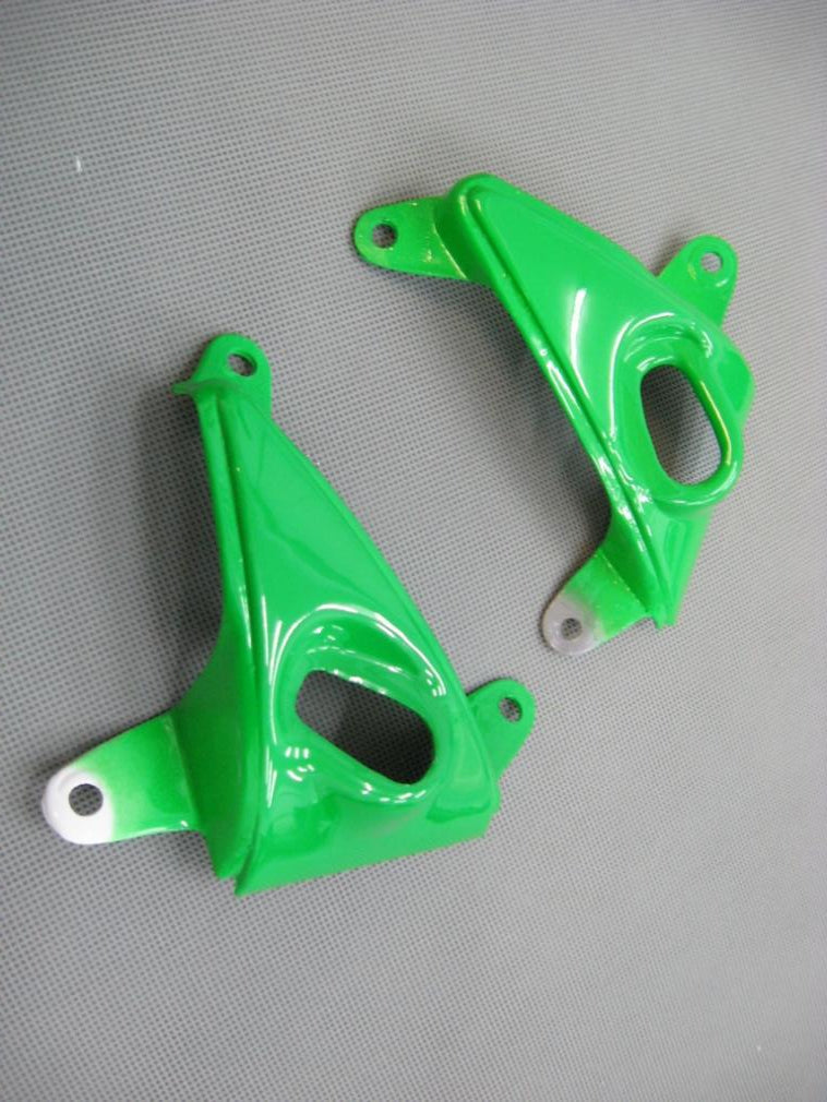 Fairings 2005-2006 Kawasaki ZX6R 636 Grön Svart Nr 56 Nakano Racing Generic