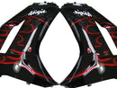 Carenados 2007-2008 Kawasaki ZX6R ZX636 negro y rojo Flame Ninja ZX6R Racing genérico