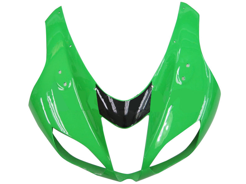 Fairings 2007-2008 Kawasaki ZX6R ZX636 Grønn Svart Sølv Ninja ZX6R Generisk