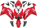 Carenados 2007-2008 Kawasaki ZX6R ZX636 Rojo Ninja ZX6R Genérico