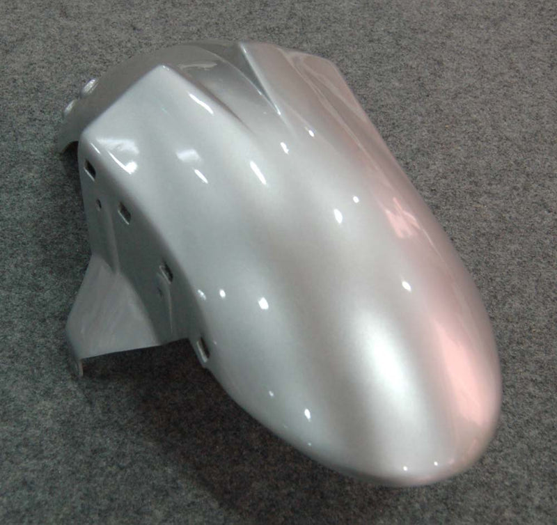 Owiewki 2007-2008 Kawasaki ZX6R ZX636 Srebrno-Czerwony Płomień ZX6R Generic