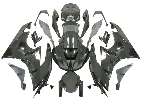 2009-2012 Verkleidungen Kawasaki ZX6R ZX636 All Black Ninja Racing Generic