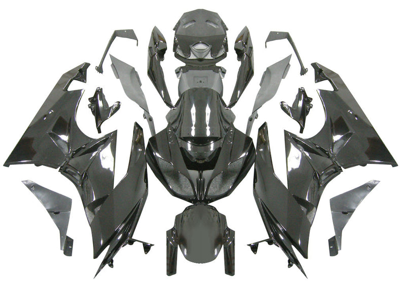 2009-2012 Kawasaki ZX6R ZX636 All Black Ninja Racing Generic