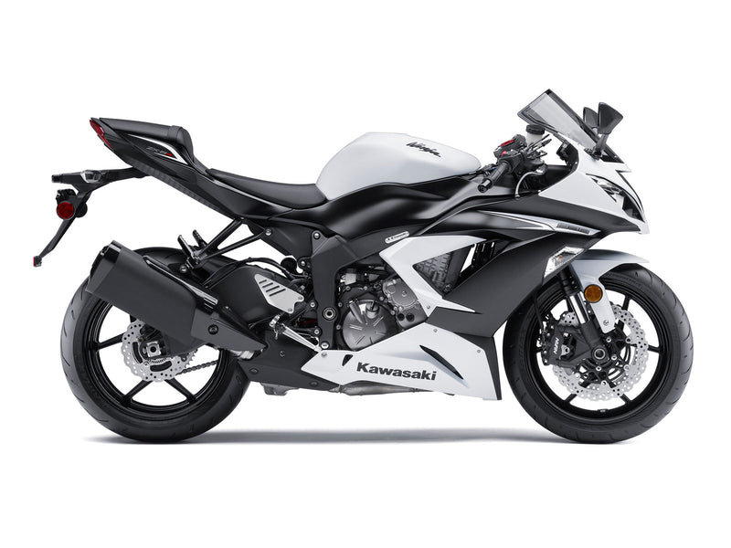 Carenagens 2013-2018 Plásticos Kawasaki ZX6R 636 Branco Ninja Genérico