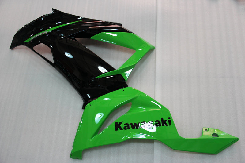 Fairings 2013-2018 Plast Kawasaki ZX6R 636 Grønn Svart Ninja Generisk