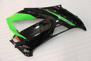 Fairings 2013-2018 Plast Kawasaki ZX6R 636 Grön Svart Ninja Racing Generic