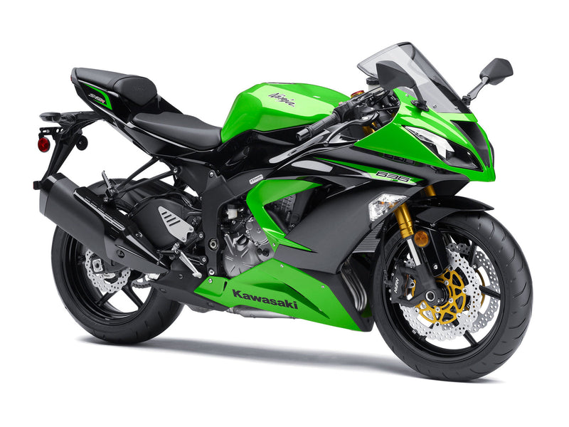 Carenados 2013-2018 Plásticos Kawasaki ZX6R 636 Verde Negro Ninja Racing Generic