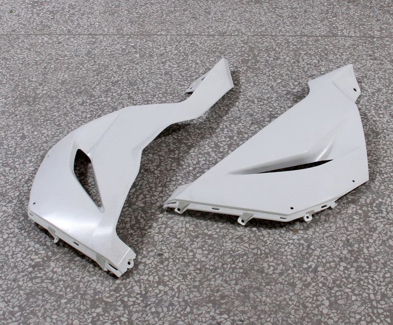 Fairings 2013-2018 Plast Kawasaki ZX6R 636 White Ninja Racing Generic