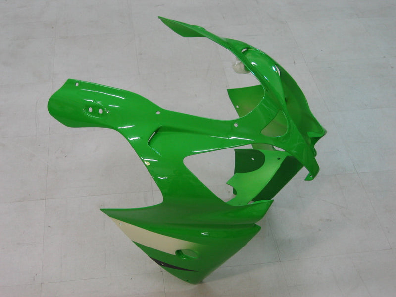 Fairings 2000-2001 Kawasaki ZX 9R Grön Svart ZX9R Generic