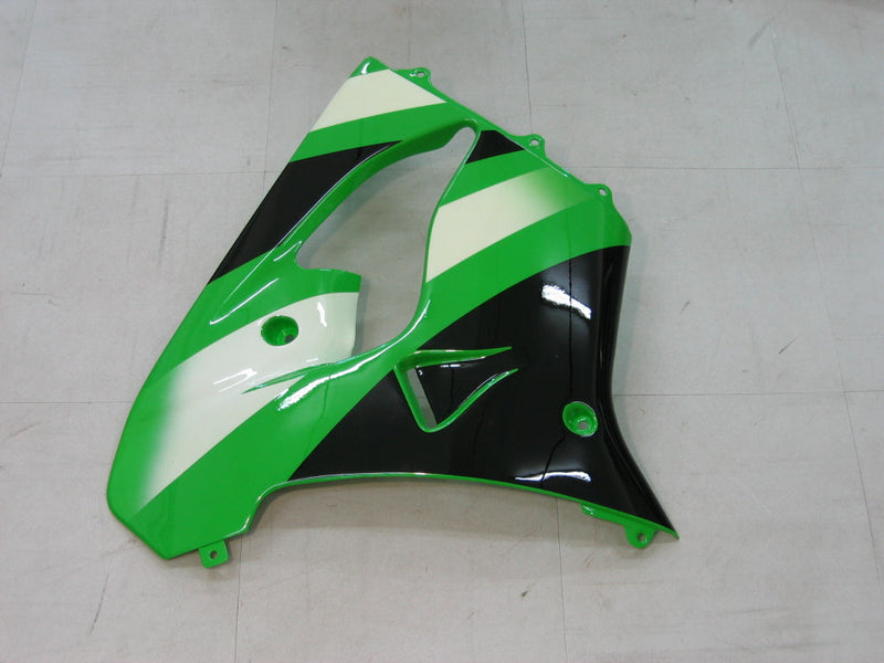 Fairings 2000-2001 Kawasaki ZX 9R Grønn Svart ZX9R Racing Generisk