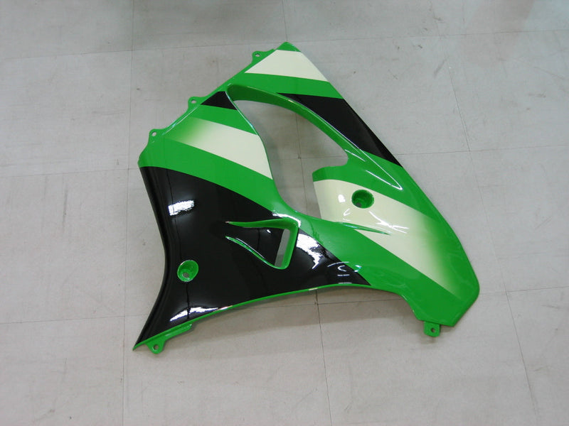 Fairings 2000-2001 Kawasaki ZX 9R Grønn Svart ZX9R Racing Generisk