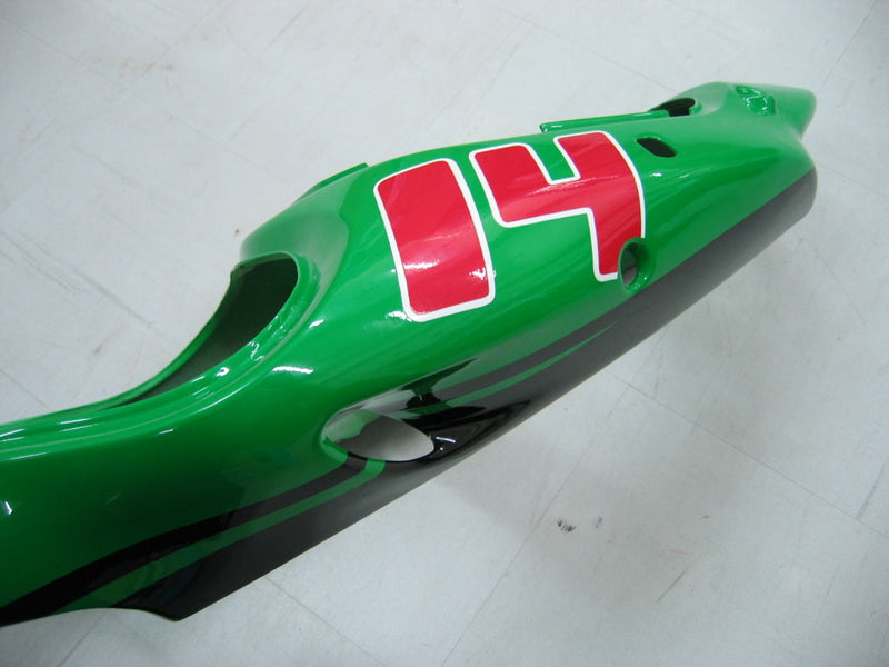 Fairings 2000-2001 Kawasaki ZX 9R Grønn Svart nr. 14 ZX9R Racing Generisk