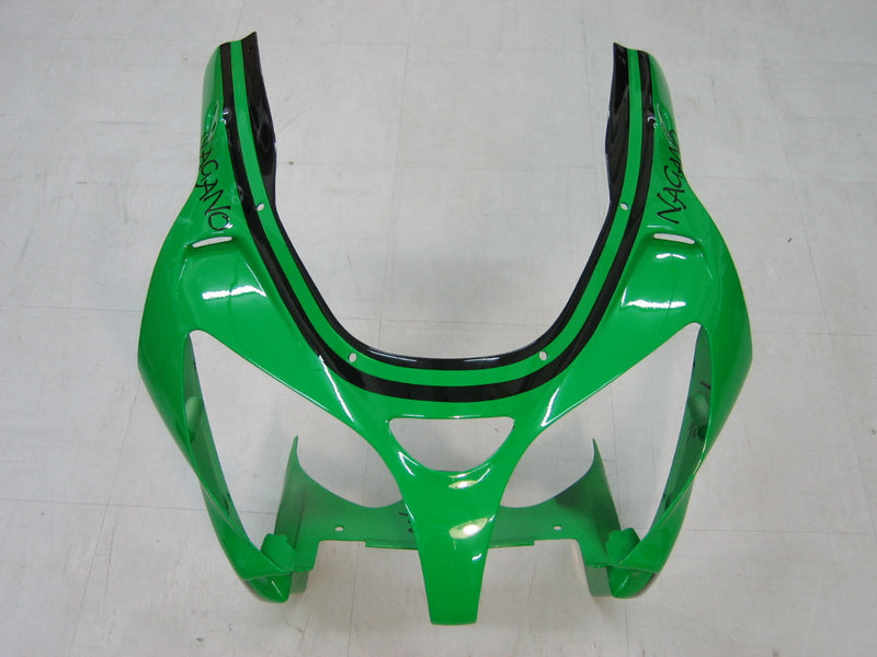 Owiewki 2000-2001 Kawasaki ZX 9R Zielony Czarny Nr 14 ZX9R Generic