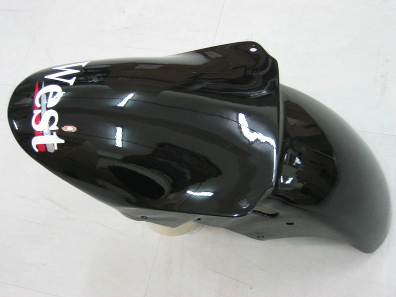 Owiewki 2000-2001 Kawasaki ZX 9R Czarny Biały West ZX9R Ogólne