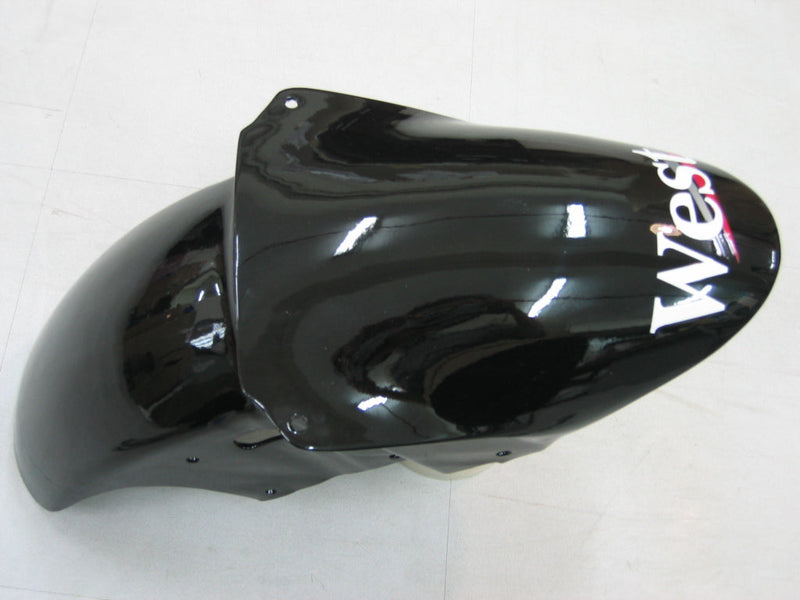 Owiewki 2000-2001 Kawasaki ZX 9R Czarny Biały West ZX9R Ogólne