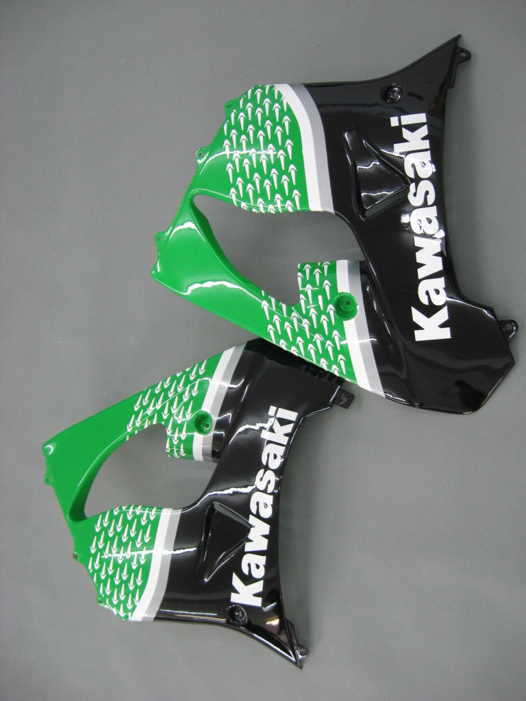 Fairings 2000-2001 Kawasaki ZX 9R Grønn Svart nr. 56 Nakano Racing Generic