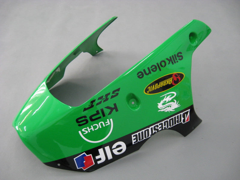 Fairings 2000-2001 Kawasaki ZX 9R Grønn Svart nr. 56 Nakano Racing Generic