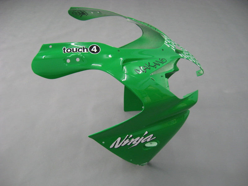 Fairings 2000-2001 Kawasaki ZX 9R Grön Svart Nr 56 Nakano Generic