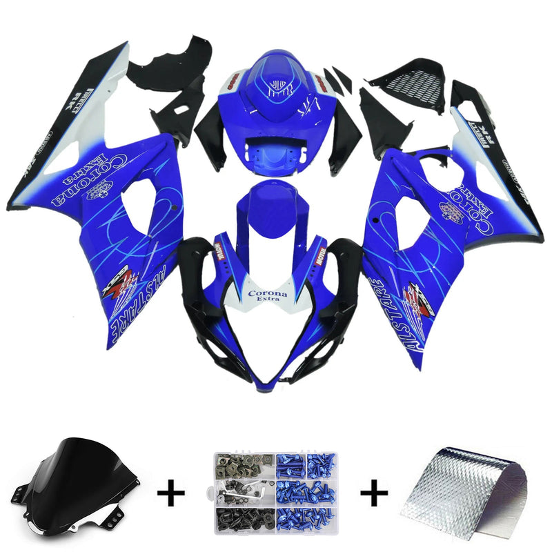 Amotopart Suzuki GSXR1000 2005-2006 Zestaw owiewek K5 Korpus Plastik ABS