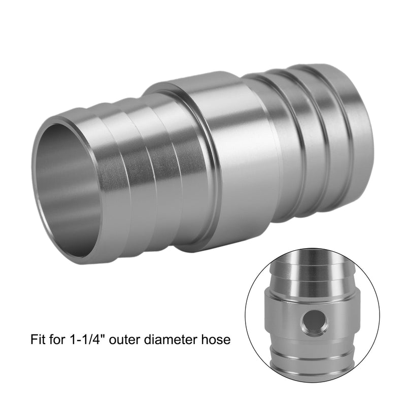 Manguera de 1-1/4" con adaptador de puerto de vapor NPT de 1/8" Refrigerante de repuesto LS del radiador superior