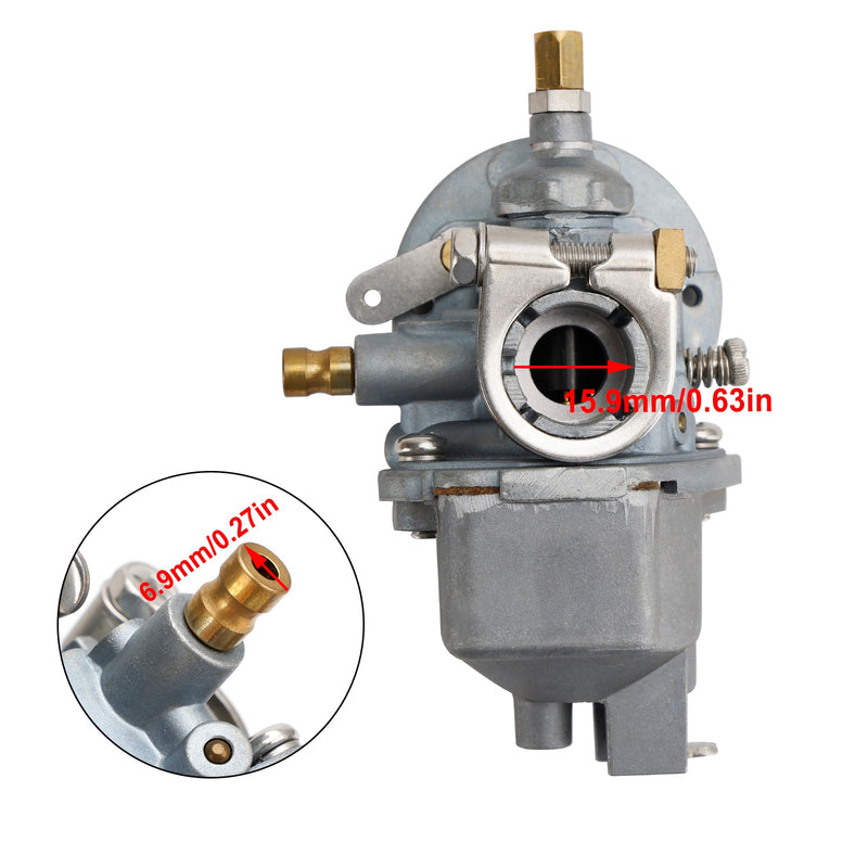 Motor fueraborda de carburador apto para Yamaha de 2 tiempos 2HP PZ11 JX-1