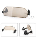 Motorsykkel Justerbar Clip On Windshield Extension Spoiler Vindavviser