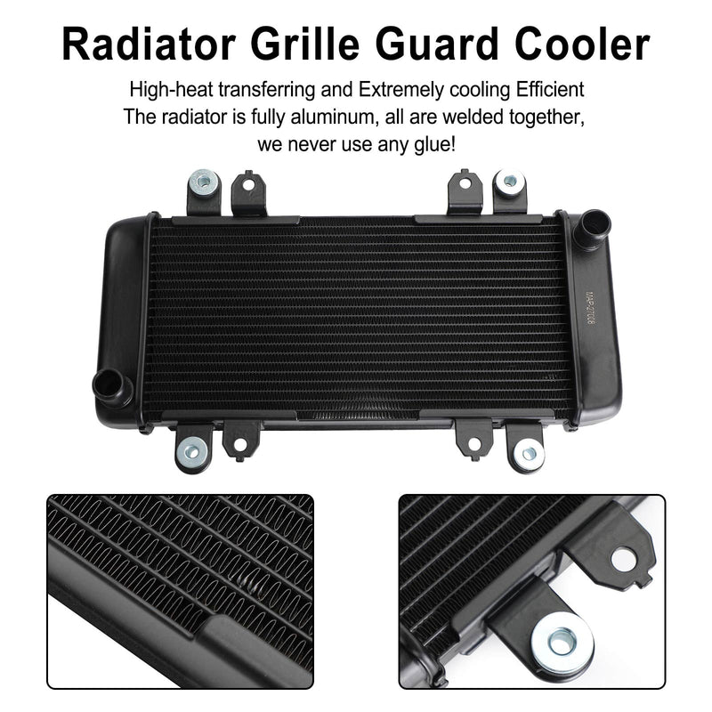 Radiator Guard Radiator Cooling para KAWASAKI NINJA 300 EX300 EX 300 2013-2017 Genérico