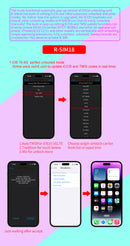 Karta RSIM R-SIM 18 Nano Unlock pro iPhone 14 Plus 13 12 Pro Max 11 Pro IOS 16