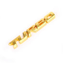 Metall 3D Turbo Logo Auto Emblem Abzeichen Aufkleber Kofferraum Stoßstange Aufkleber Silber generisch