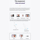 50M Wireless HDMI Typ-C Extender Video Sender Empfänger für PC Telefon zu TV