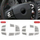 7x capas para botões internos do volante, adequadas para BMW X3 F25 (11-17) X4 F26 (14-17) Genérico