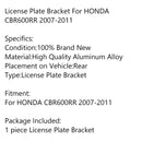 Soporte portamatrícula trasero para Honda CBR600RR 2007-2011