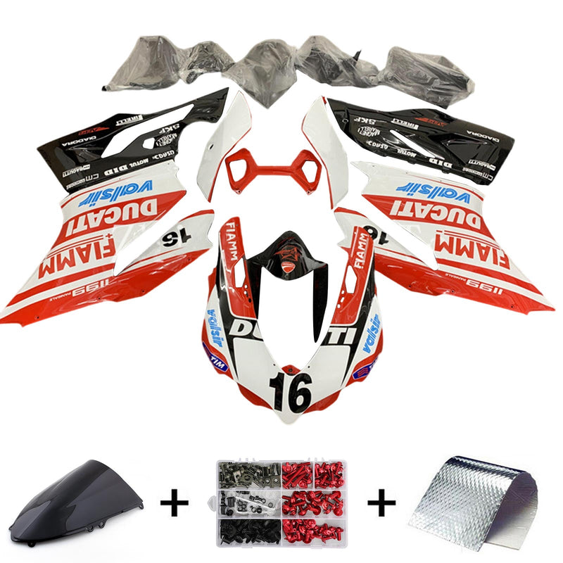 Amotopart kåpa set för Ducati 1199 899 2012-2015, kropp, plast, ABS