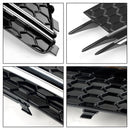 2PCS Front Nebelscheinwerfer Abdeckung Lünette Grill Grille Fit Audi A6 4G C7 2012-2015
