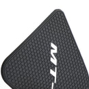 Nakładki chwytaków bocznych czarne do Yamaha MT-07 MT07 2021-2022 2-częściowy zestaw