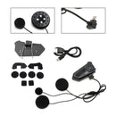Universal Speaker Player Hjelm Bluetooth Hodetelefon Headset Svart For Motorsykkel