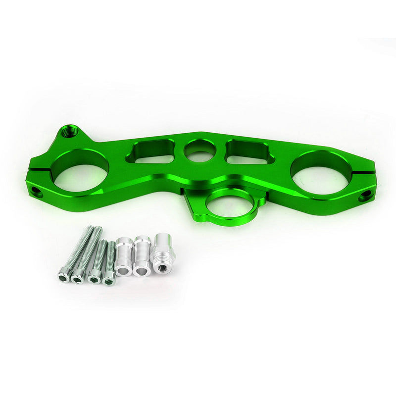 Abaixamento da braçadeira superior frontal da árvore tripla para Kawasaki Ninja ZX6R 09-12 Generic