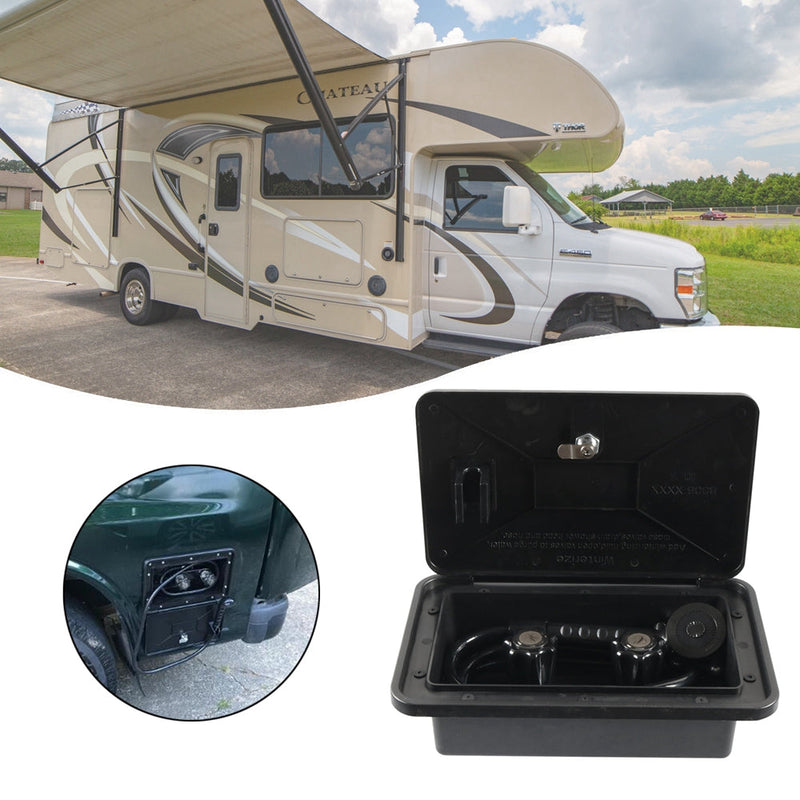 Kit de cabina de ducha externa para caravana, autocaravana, grifo exterior, autocaravana, remolque, barco, genérico