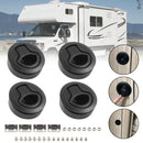 4 × RV-båddør Udskift Slam Lench Hatch 2" Dæk Rund Træk Lås 1/2"