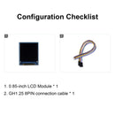 Raspberry Pi 0,85-Zoll-IPS-Bildschirm GC9107-Treiberchip SPI-Schnittstelle LCD-Bildschirm